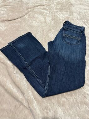 Cinch Men's Bootcut Jeans in Dark Blue Denim